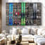 «Ski Gears», 3 pièces sur toile-98562671