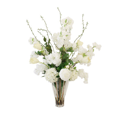 Faux Floral in Vase