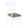 Chaise avec accoudoirs Chippendale