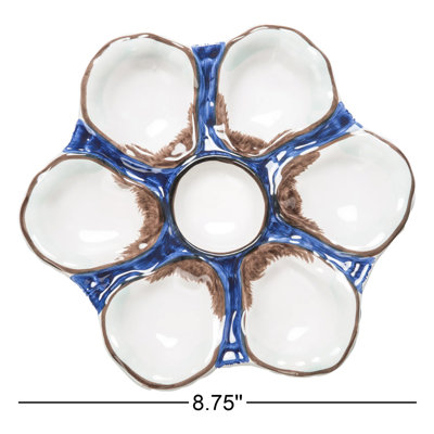 Assiette à apéritif 8,75 po Oyster