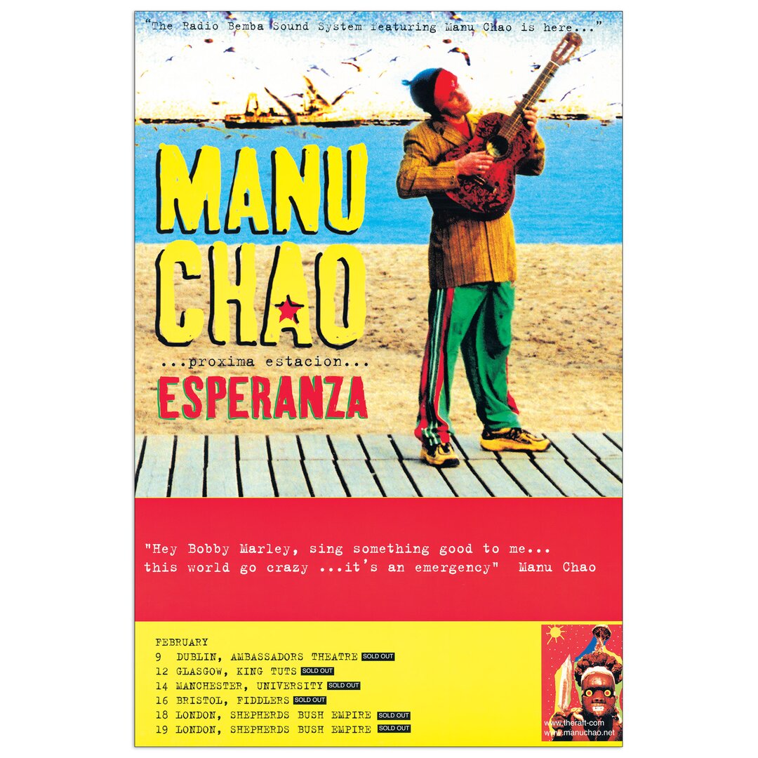 Paneel Manu Chao, Retro-Werbung