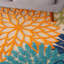 Tapis intérieur/extérieur Alsaedi floral vert/bleu/orange-1279169075
