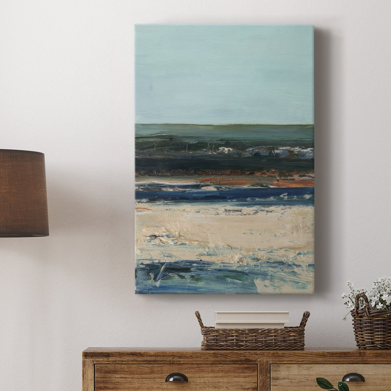 Rich Coastline II -Galerie enveloppée Cavas, H 36 po x l 24 po