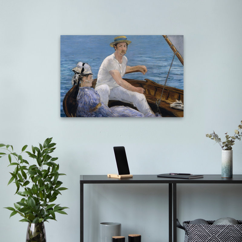 Bateau - Art figuratif de bateaux, musée côtier, H 16 po x l 24 po