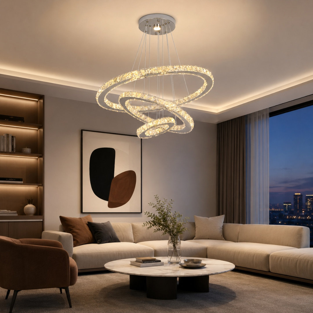 3 - Light Unique/Statement LED Chandelier
