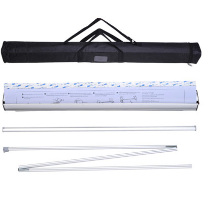 Yescom 33"x79" Retractable Roll Up Banner Stand Pop Up Banner Trade Show
