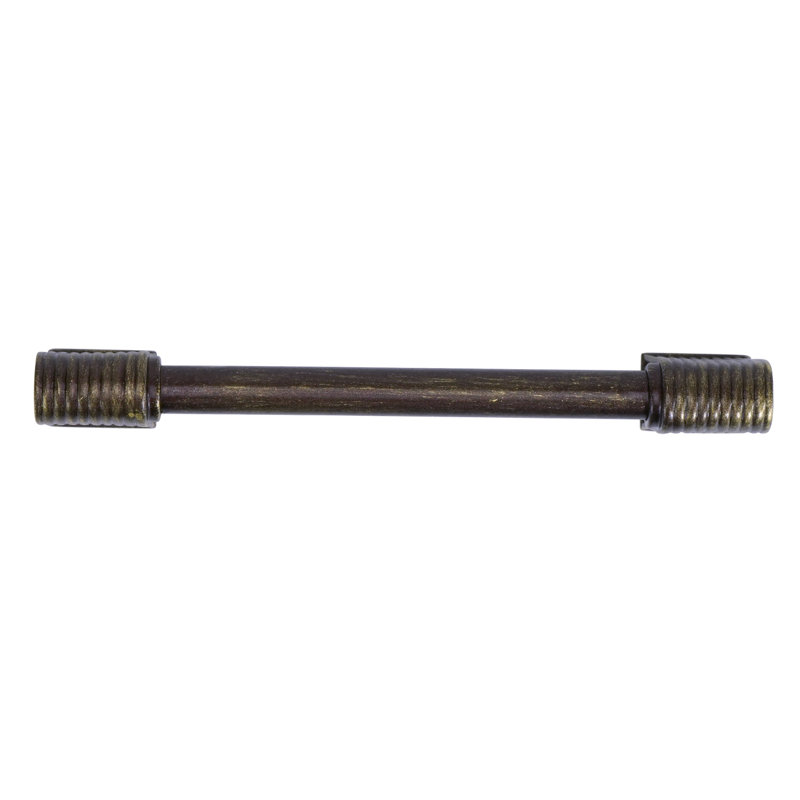 Oxford c.c. pull;, 4", Antique Brass