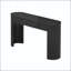 Console moderne avec design cannelé et plateau ovale-1488101583
