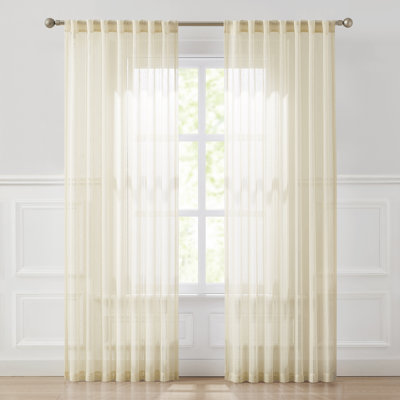 Paire de rideaux transparents Calia 52x84