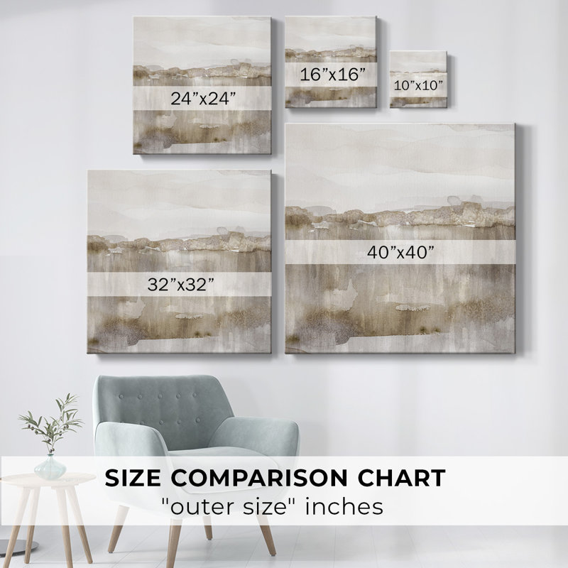 Blushing Landscape-Gallery Wrapped Canvas, H 8 po x l 8 po