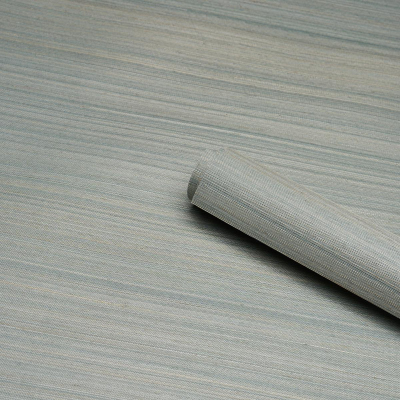 Schumacher x Patterson Flynn Musa Abaca Wallpaper, Blue