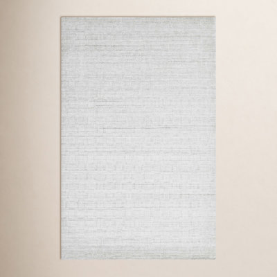 Hainsly Alabaster Hand-Loomed Wool Rug