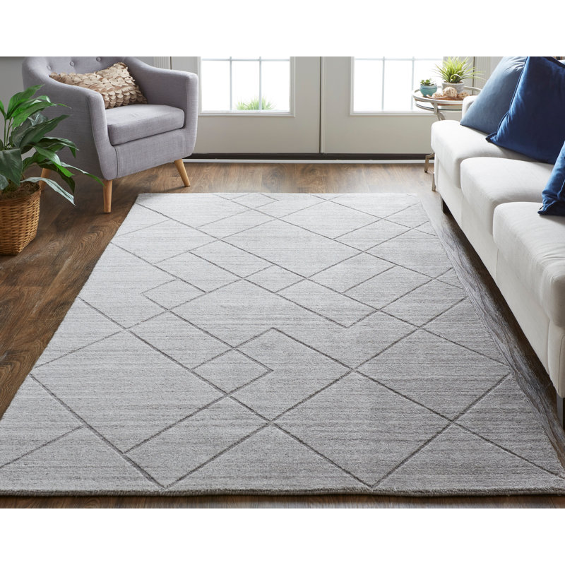 Tapis en viscose Anjelicia, Rectangle 12 pi x 15 pi