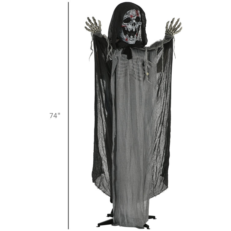 The Holiday Aisle® 5.6 Ft Halloween Hanging Animated Talking