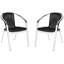 Chaise de patio empilable Herdon-23847977