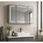 Mya Surface Mirrored Bathroom Cabinets with Mirror and 2