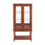 Vitrine lumineuse avec espace de rangement ouvert-606161165