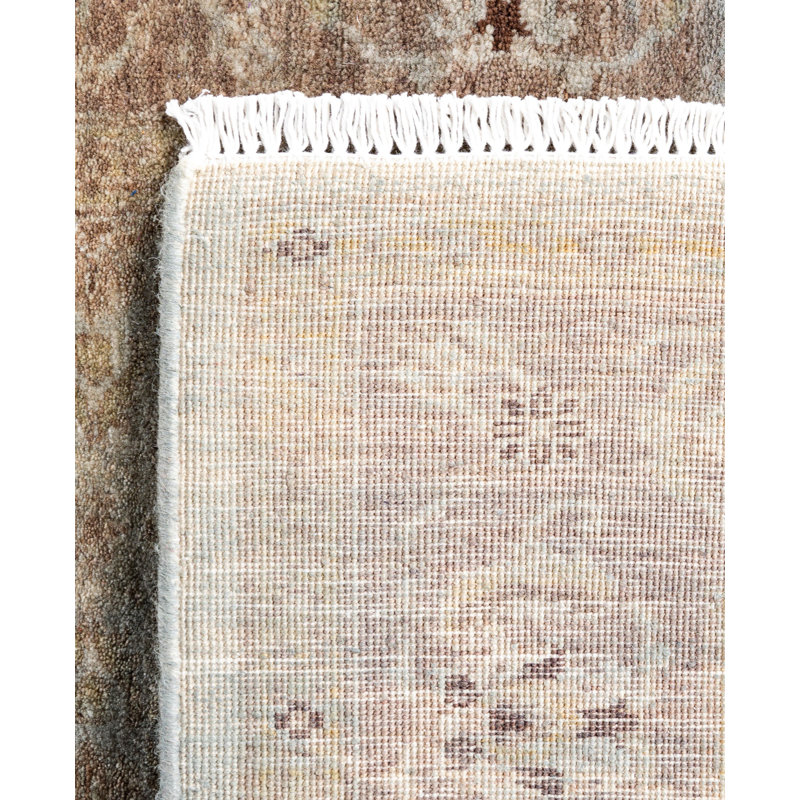 Overdyed One-of-a-Kind 2' 8" X 11' 3" Hand Knotted Area Rug