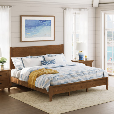 Kenady Solid and Manufactured Wood Platform Bed 