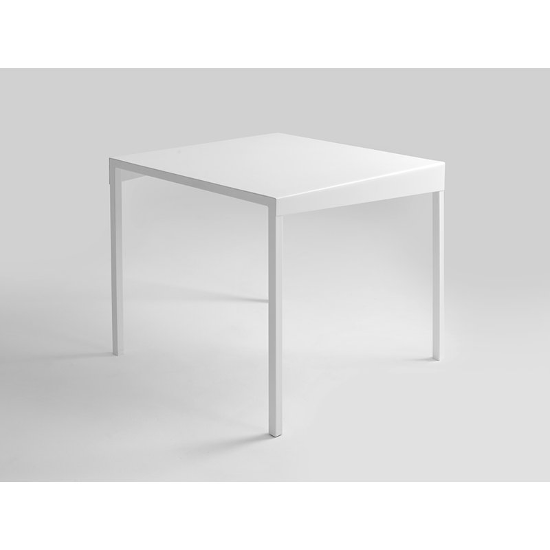 Sandhurst Four Leg Coffee Table, H45 x L50 x W50cm, White