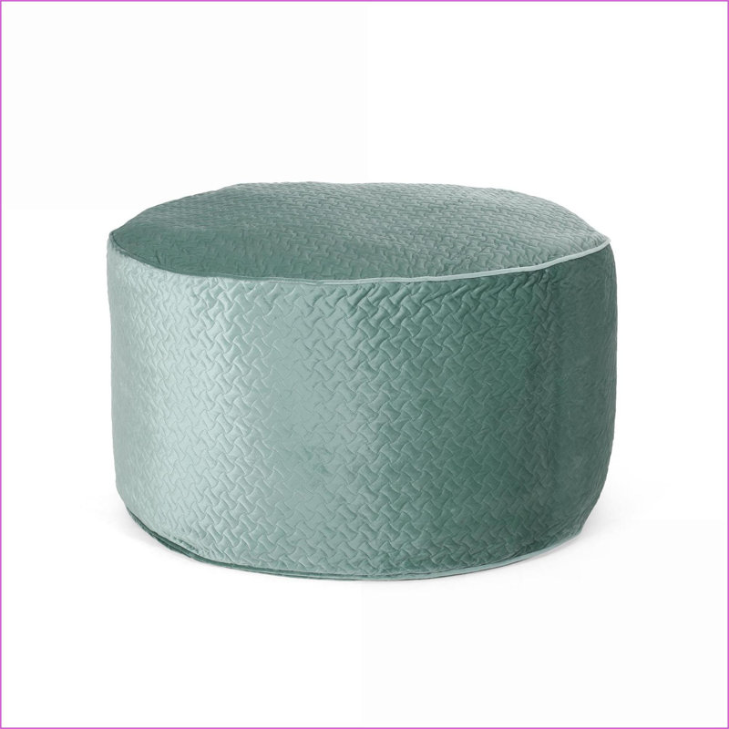 Fauteuil à billes cylindrique court de 4 pi Borroco | Bleu sarcelle | Rond