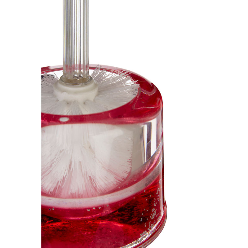 Alderete Acrylic Free-Standing Toilet Brush Holder