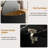 31.5" Modern Round Coffee Table With Hidden Storage: Flip-top Lid & Sliding Doors-992624406-992624396