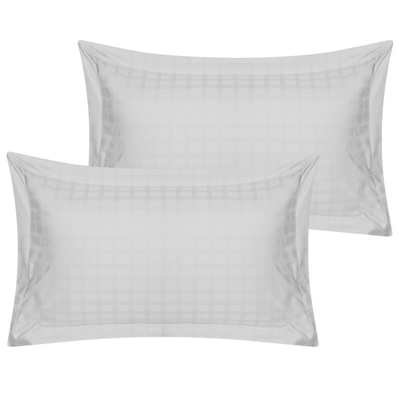 Florida 100% Cotton Oxford Pillow Case, White