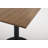 Easy Walnut Metal Base Dining Table-74747956-74747957