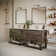 Fresca Formosa 84" Freestanding Open Bottom Double Sink Bathroom Vanity Set with Top, Sinks and Mirrors - Faucets Not Included