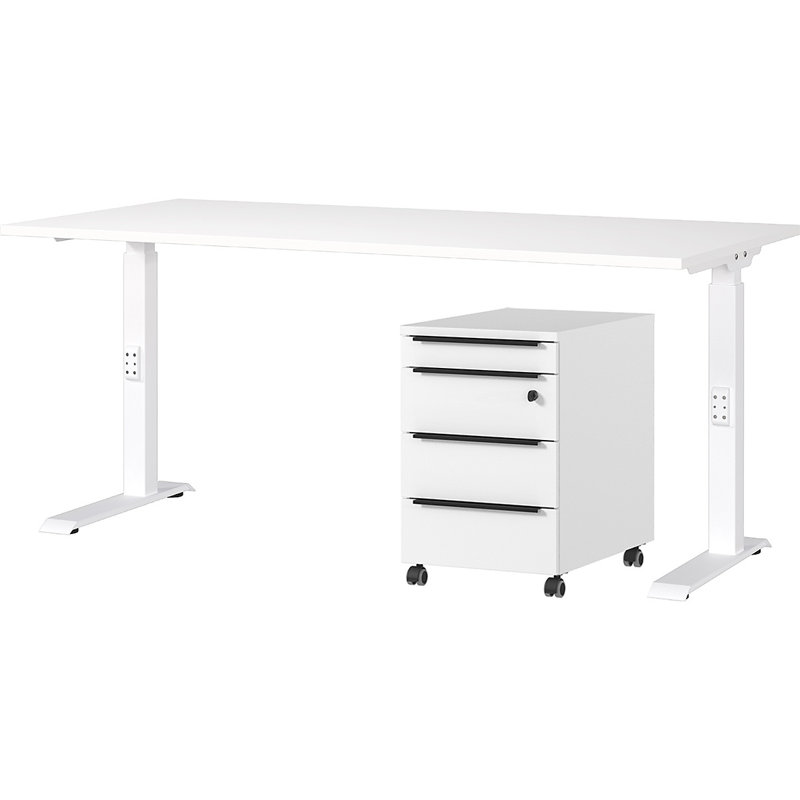 Mapua 2 Piece Standing Desk Office Set