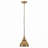 Elodie 1 - Light Brass Dome Pendant-303885086-303885084