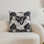 Housse de coussin réversible en velours abstrait-101372762