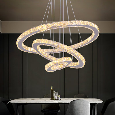 3 - Light Unique/Statement LED Chandelier