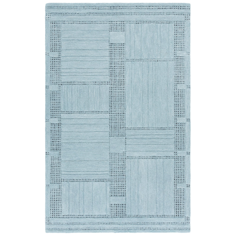 Harvest Hand Tufted Wool; Cotton Abstract Indoor Rug, Rectangle 4' x 6'