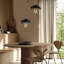 2 - Light Black Bowl Pendant