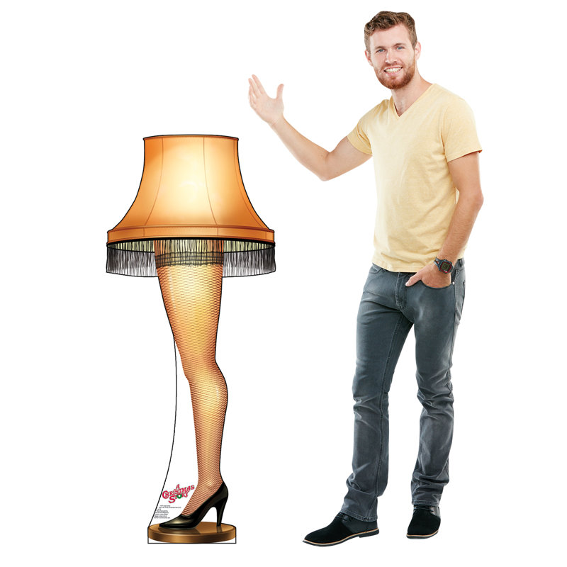 Life-Size Cardboard Standup of Leg Lamp from A Christmas Story
