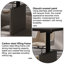 Adjustable Height L-Shaped Faux Marble Standing Desk-1286017738-1286017750