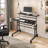 Techni Mobili Adjustable Metal Base Computer Desk-111986960