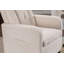 Chaise berçante pivotante en tissu Teddy-93996429