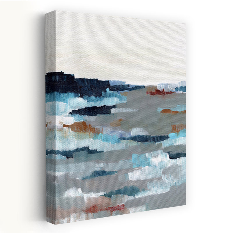 «Abstract Coastal Horizon Abstract Contemporary Modern Coastal Landscape», art mural