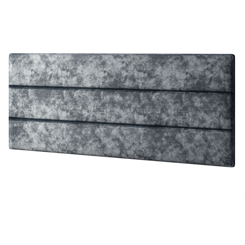 Brand Upholstered Headboard, Single (3'), Silver