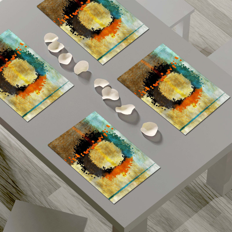 Napperon abstrait en polyester