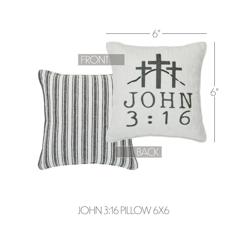Coussin Celebrate Grace John 3: 16