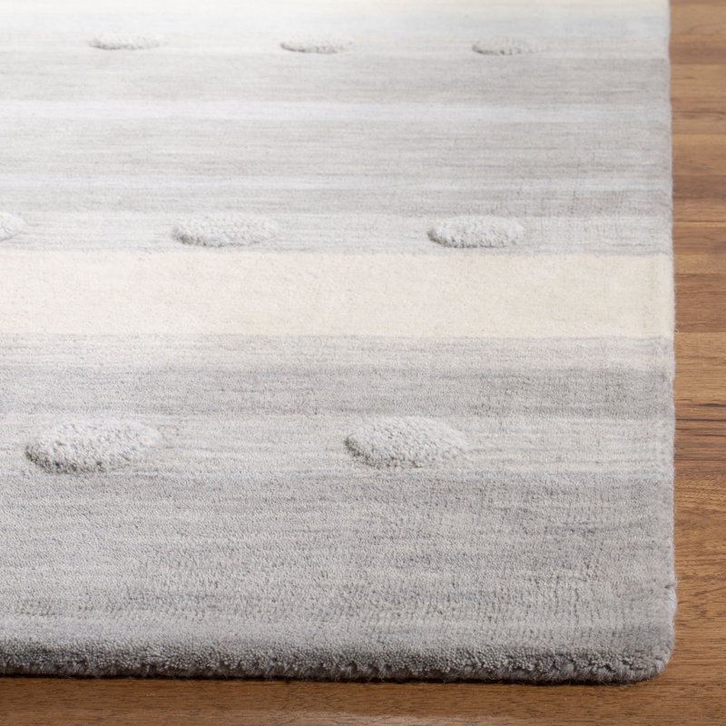 Gosselin children's hand-woven wool rug, Rectangulaire 3 pi x 5 pi