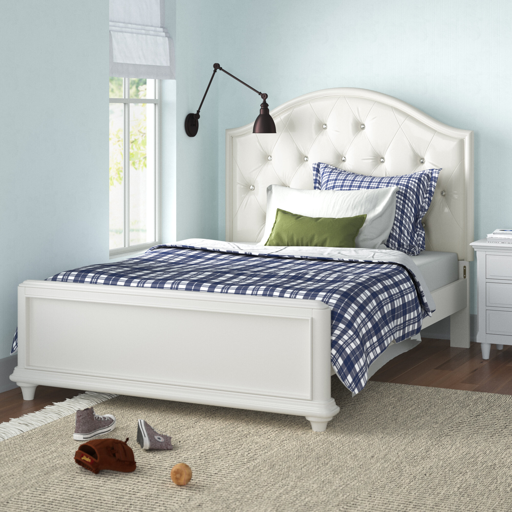 Tufted kids online bed