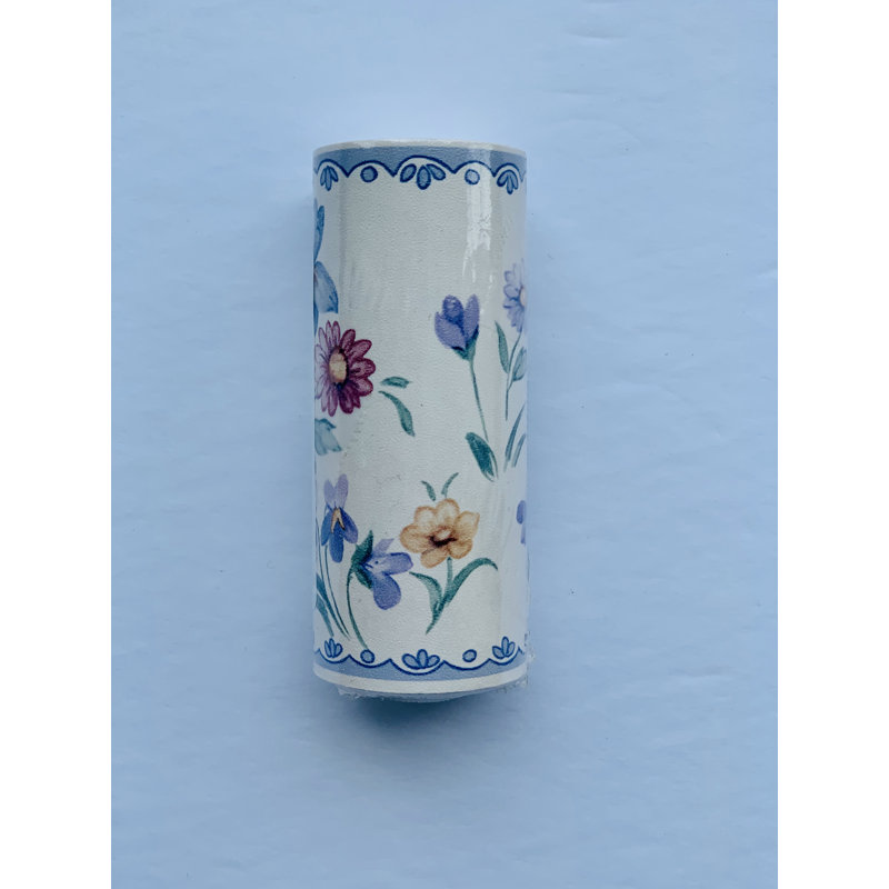 Bordure de papier peint l 15 pi x l 3,5 po fleurs butterlies Dolcie