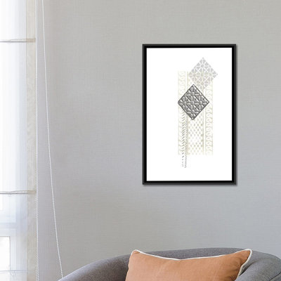 « block print composition i », impression sur toile