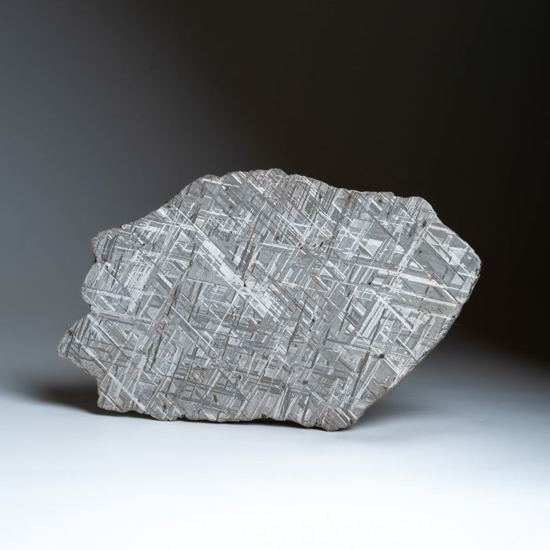 Genuine Muonionalusta Meteorite Slice (394 Grams)