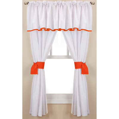 Vilray Cotton Blend Sheer Curtain Pair